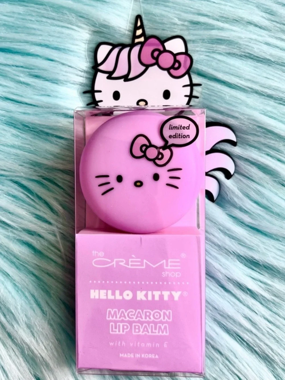 Crème Shop X Sanrio Rainbow Sherbet Hello Kitty Limited Edition Lip Balm